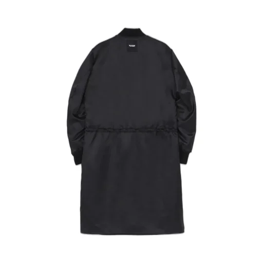 Nylon Twill Bomber Coat