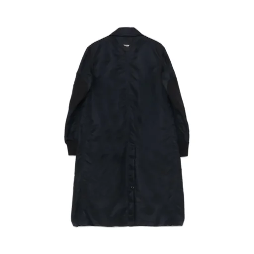 Nylon Twill Soutien Collar Coat