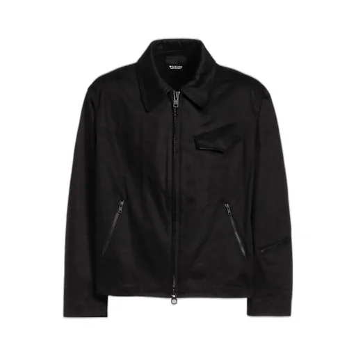 Cotton Chino Zip Up Blouson