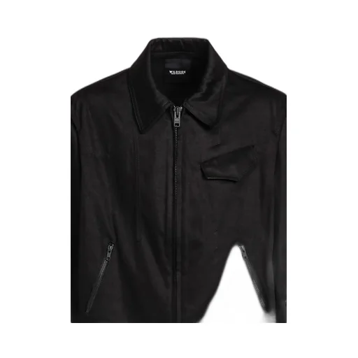 Cotton Chino Zip Up Blouson