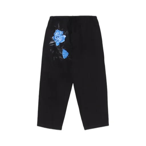 Cotton Chino Blue Rose Pants