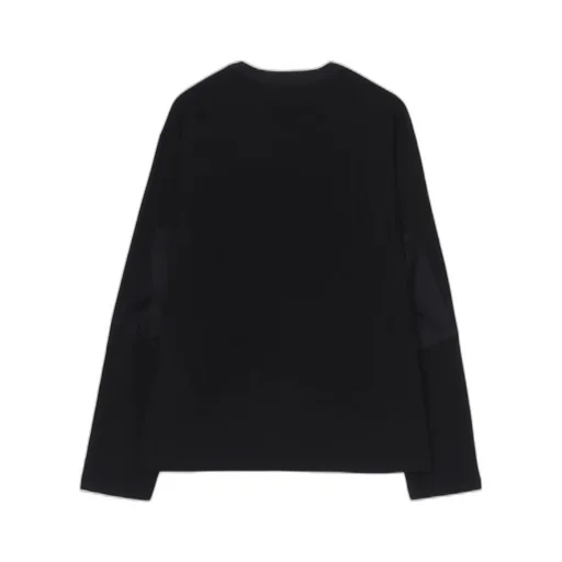 Cotton Jersey Full Zip Long Sleeve T-Shirt