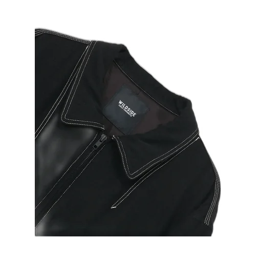 Fulling Wool Zip Up Blouson