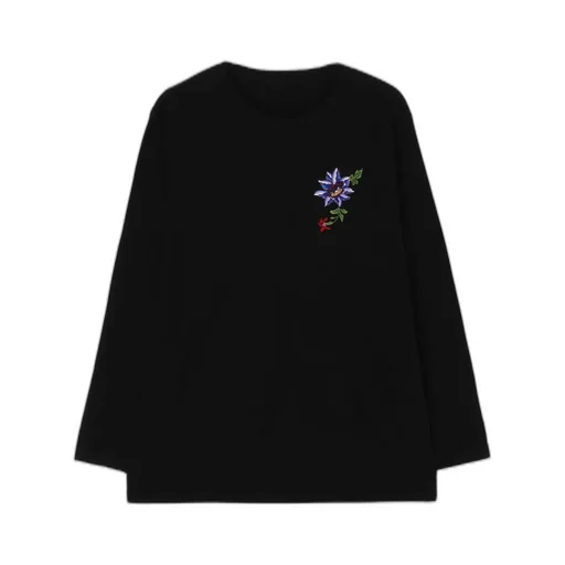 Embroidery Long Sleeve T-Shirt