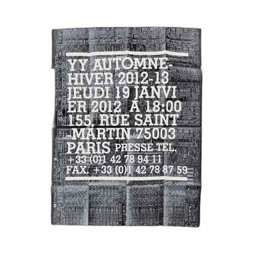 Yohji Yamamoto Pour Homme Invitation T-Shirt（2012-13Aw）