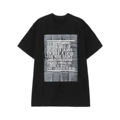 Yohji Yamamoto Pour Homme Invitation T-Shirt（2012-13Aw）