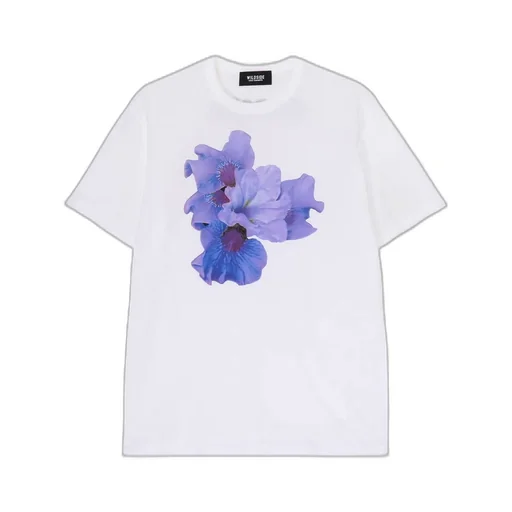 Purple Lily White T-Shirt