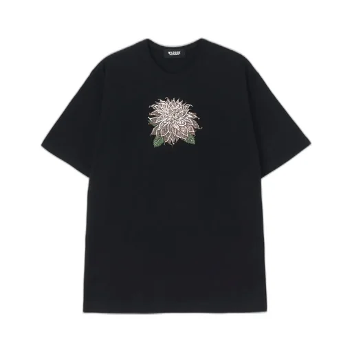Embroidery Dahlia Ss T-Shirt