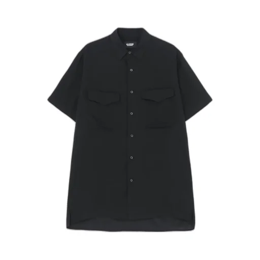 Cellulose Flap Pocket Short Sleeve Shirt