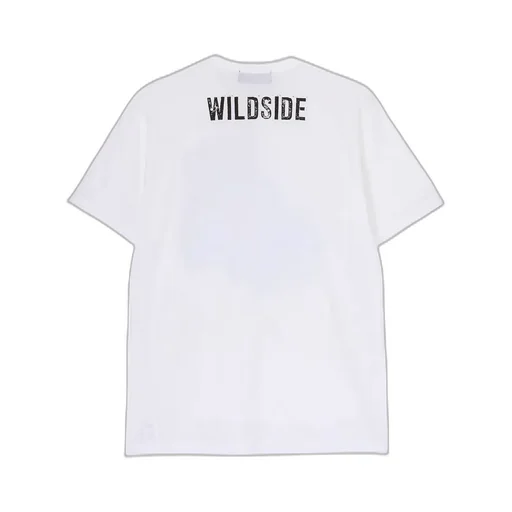 Blue Chrysanthemum White T-Shirt