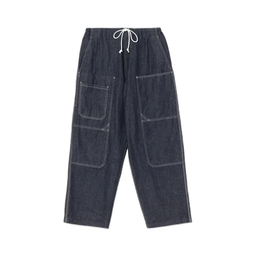 10Oz Denim White Stitch Draw String Pants