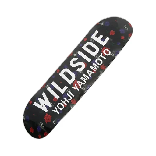 Wildside × Silkmastersb Skull&Rose Skateboard Deck