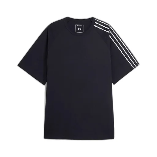 Raw Edge 3 Stripes Short Sleeve Tee