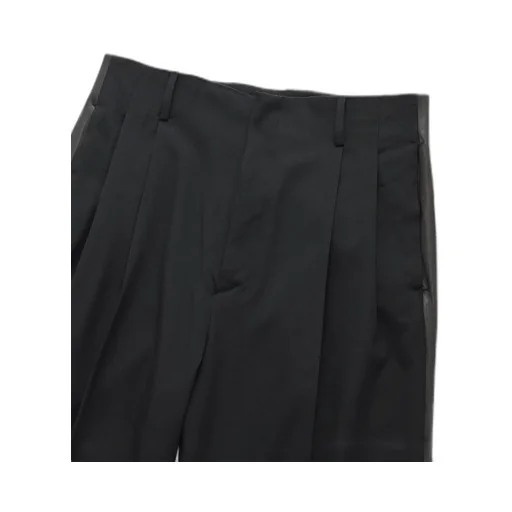 Wildside × Stein Beltless Wide Tapered Trousers