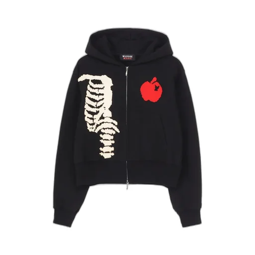 Wildside X M A S U Bone And Apple Zip-Up Hoodie