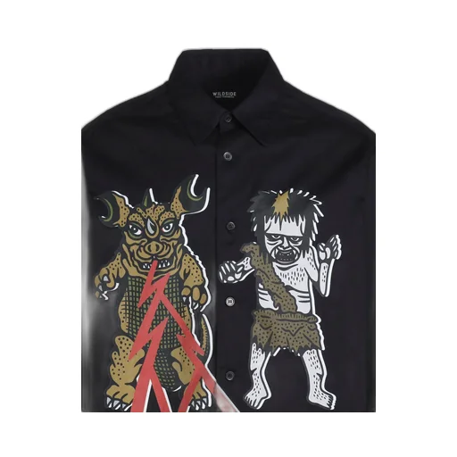 Wildside × Izumonster Black Shirt