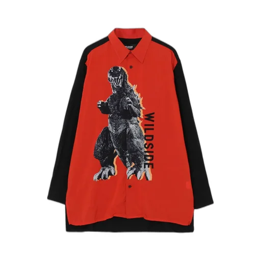 Wildside × Izumonster Graphic Rayon Shirt
