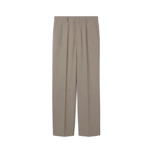 Wool Mouliné Trousers