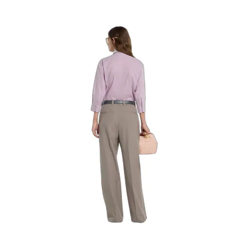 Wool Mouliné Trousers