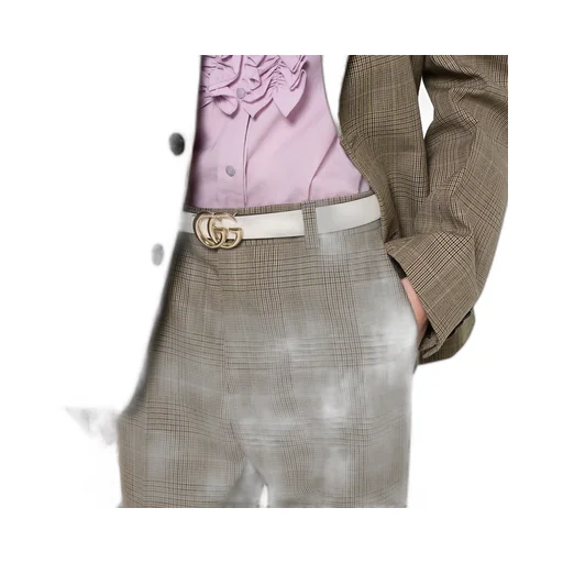 Prince Of Wales Wool Trousers
