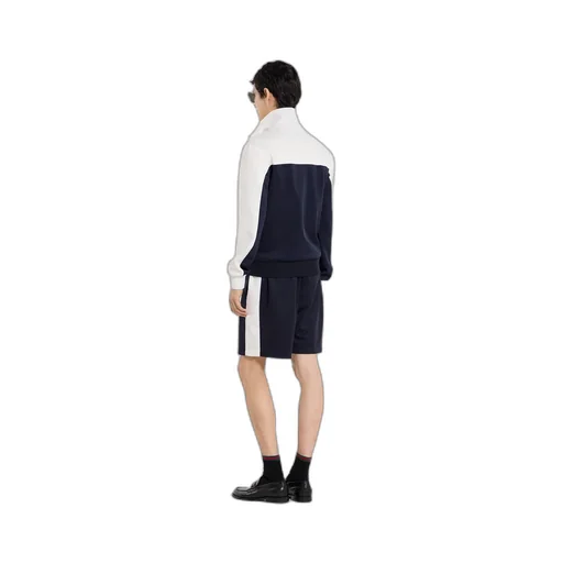 Technical Jersey Shorts With Embroidery