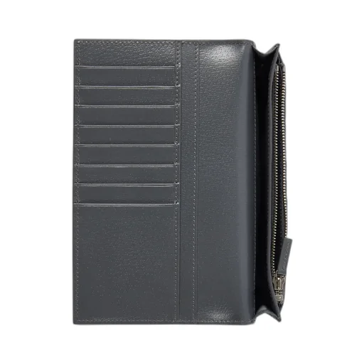 Grey Interior Gg Long Wallet