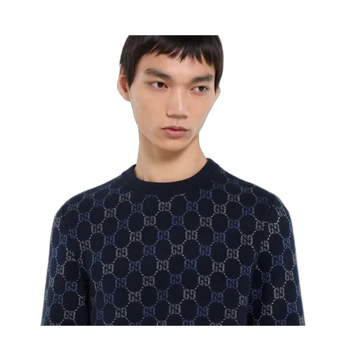 Gg Double Wool Knit Jumper