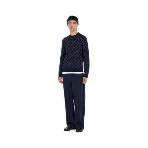 Gg Double Wool Knit Jumper
