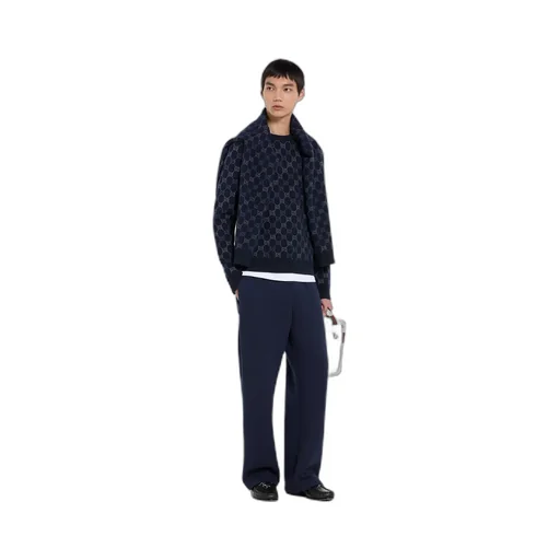 Gg Double Wool Knit Jumper
