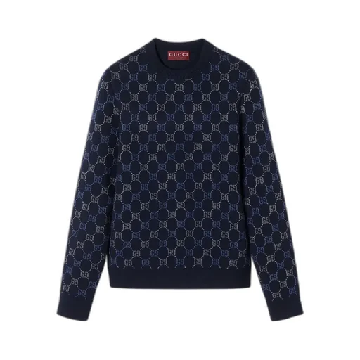 Gg Double Wool Knit Jumper