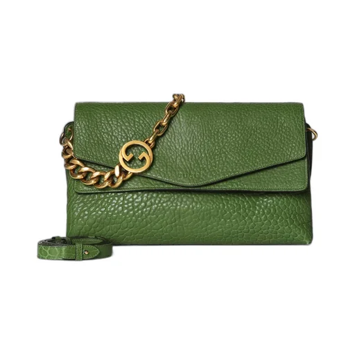 Large Shoulder Bag With Chain