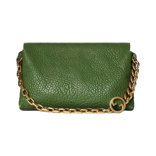 Large Shoulder Bag With Chain