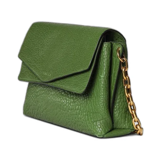 Large Shoulder Bag With Chain