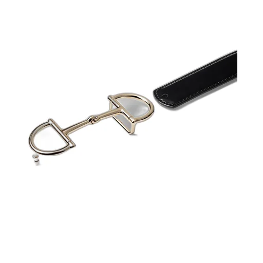 Reversible Thin Belt With Horsebit