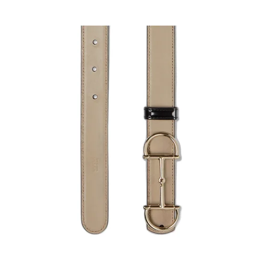 Reversible Thin Belt With Horsebit