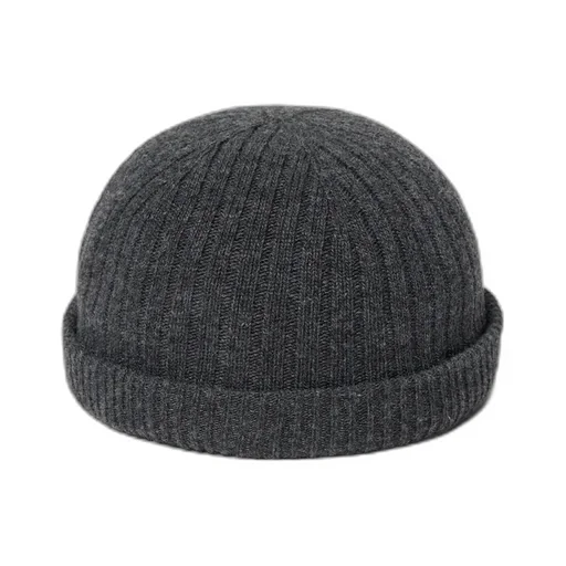 Rib Knit Wool Hat