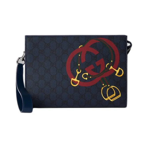 Gg Medium Pouch With Print