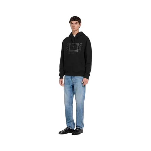Cotton Jersey Sweatshirt With Print