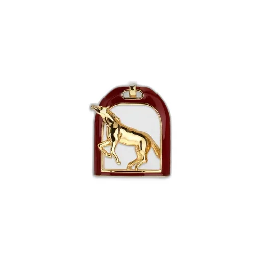 Horse-Inspired Pendant Charm Necklace