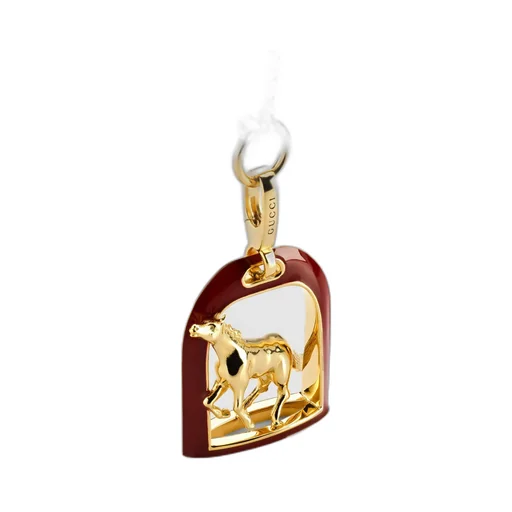 Horse-Inspired Pendant Charm Necklace