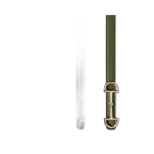 Reversible Thin Belt With Horsebit