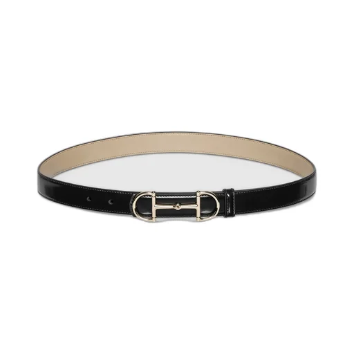 Reversible Thin Belt With Horsebit
