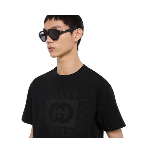 Cotton Jersey T-Shirt With Print