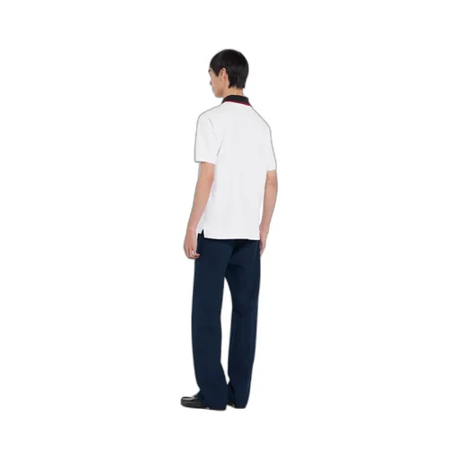 Cotton Piquet Polo Shirt With Embroidery