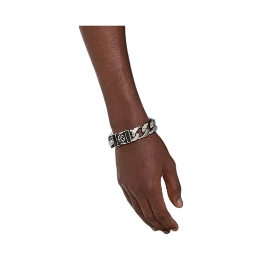 Gucci Interlocking Chain Bracelet With Buckle
