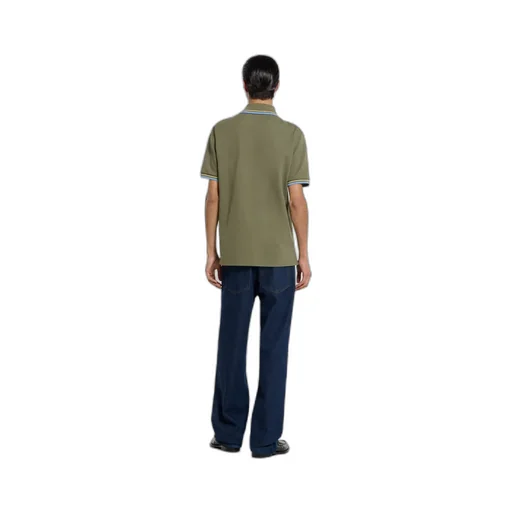 Cotton Piquet Polo Shirt With Embroidery