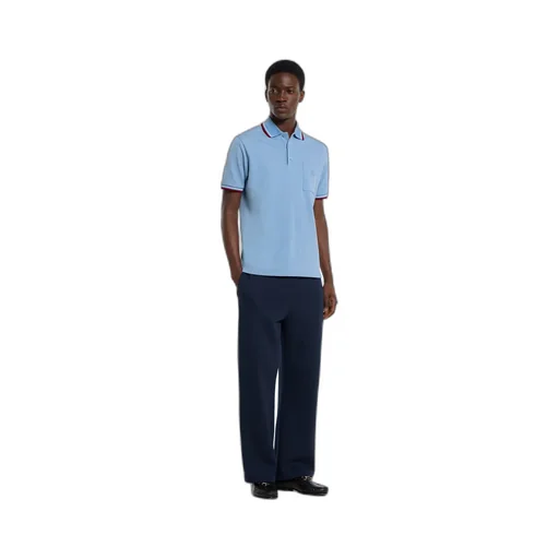 Cotton Piquet Polo Shirt With Embroidery