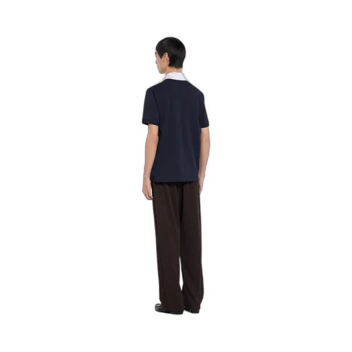 Stretch Cotton Piquet Polo Shirt