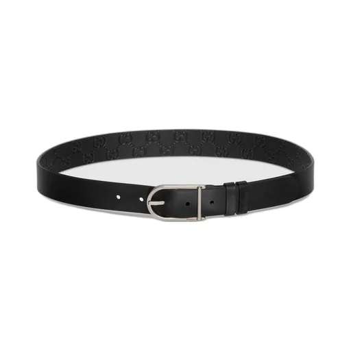 Reversible Belt With Rounded Buckle