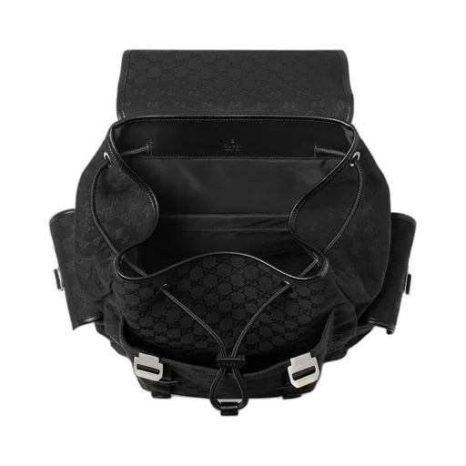 Gg Canvas Large Backpack